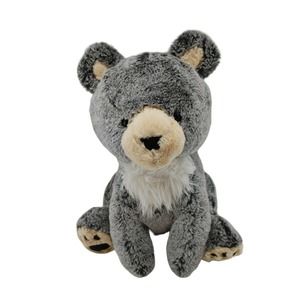 Animal Adventure Bear Gray soft Plush Soft Toy Stuffed 2021 Excellent Condition